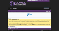 Desktop Screenshot of forums.gaywidewebmasters.com